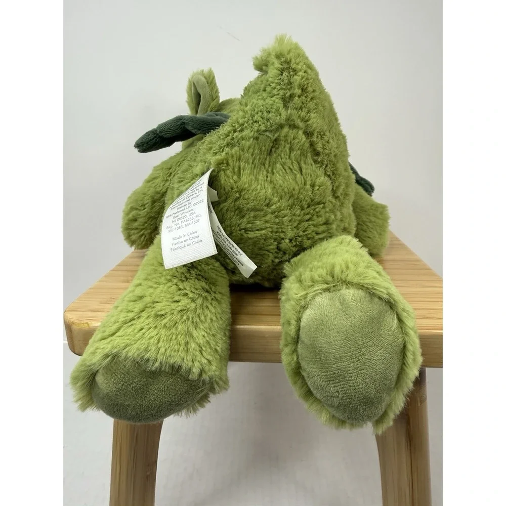 Carters Green Dragon Plush Wings Baby Lovey Nursery Toy 12